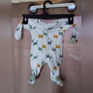 Newborn dinosaur onesie